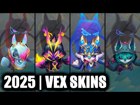 ALL VEX SKINS SPOTLIGHT 2025 | League of Legends