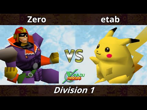 Xanadu Origins - Zero (Captain Falcon) Vs. etab (Pikachu) Smash Bros - SSB64