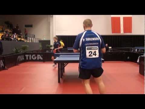 Danmarks mesterskaber i Bordtennis: Poul Sørensen vs Simon Nygård