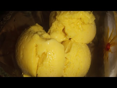 Home made mango ice-cream|| మ్యాంగో ఐస్ క్రీమ్|| by saru's kitchen