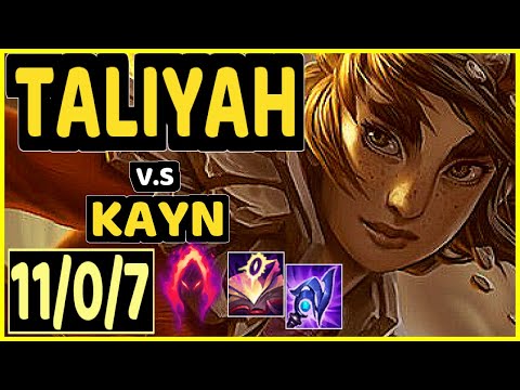 RANGER (TALIYAH) vs KAYN - 11/0/7 KDA JUNGLE GAMEPLAY - BR Ranked MASTER