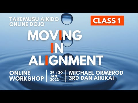 Class 1: MOVING IN ALIGNMENT - 29/30 January Workshop - TAKEMUSU AIKIDO ONLINE DOJO