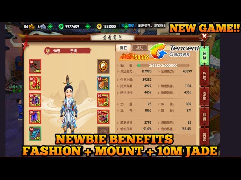 New Game Xunxian Mobile MMO Newbie Benefits - Free 10M Jade + Fashion & Mount An More