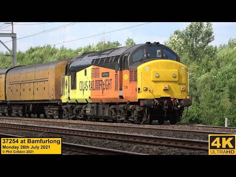 37254 at Bamfurlong - 26th July 2021