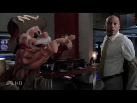 Brett Walkow as Monty The Mascot on NBC's Las Vegas