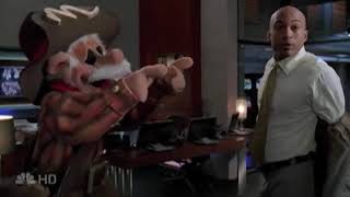 Brett Walkow as Monty The Mascot on NBC's Las Vegas