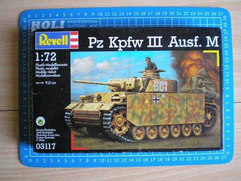 Revell 1/72 scale Sd Kfz. 141 Panzer III Ausf. M Inbox Review