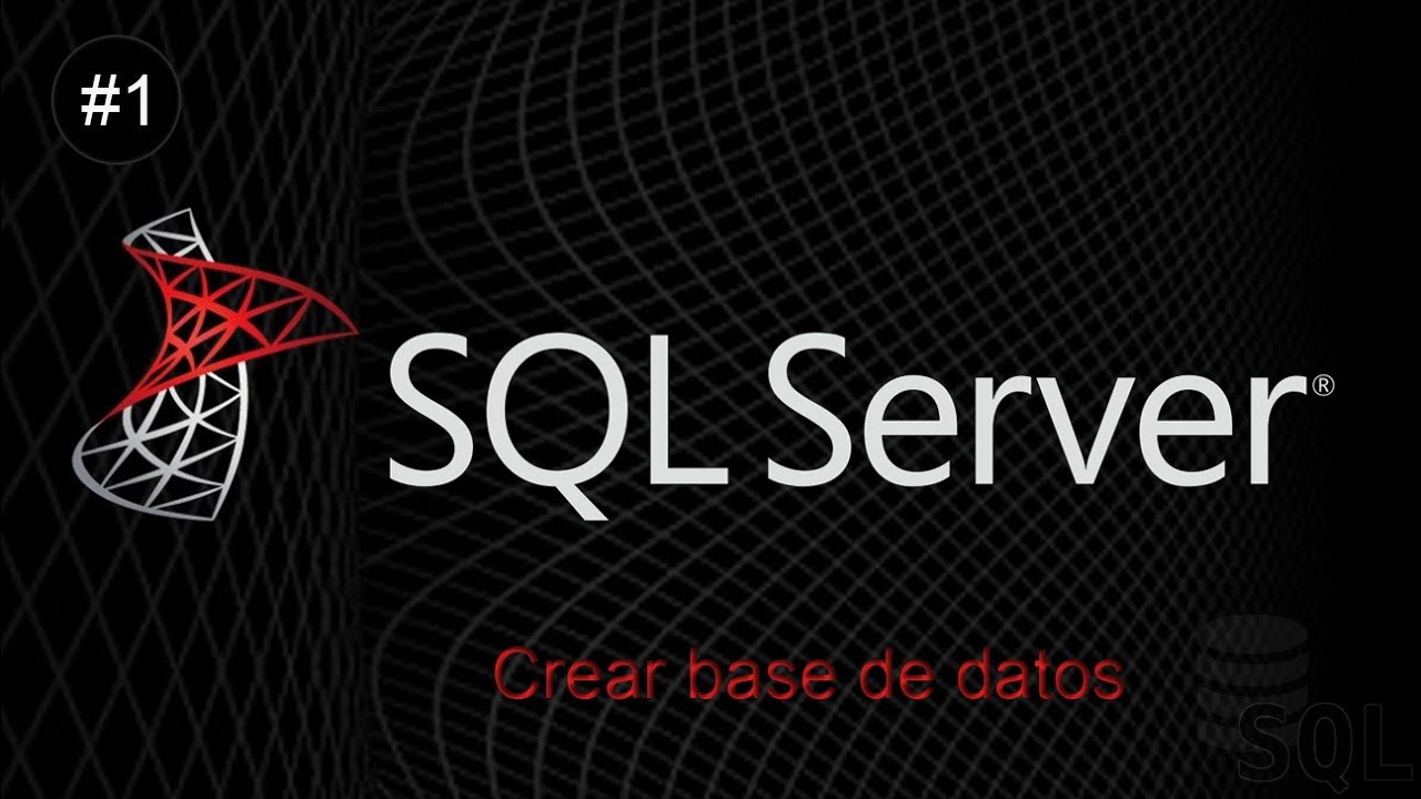 Crear base de datos en SQL Server