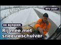 De Bijrijder: Meerijden op sneeuwschuiver rondom Hengelo en Borne | RTV Oost