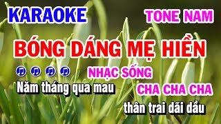 Bóng Dáng Mẹ Hiền | Karaoke | Nhạc Sống Cha Cha Cha Tone Nam | Miền Tây Plus