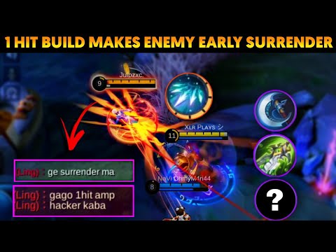 WTF DAMAGE!! | THIS HELCURT ONE SHOT BUILD MAKES ENEMY EARLY SURRENDER!! 🔥 | MLBB
