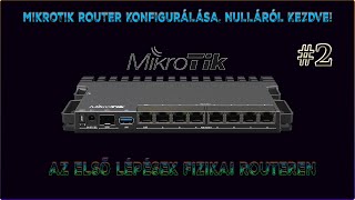 Mikrotik router az alapoktól - Fizikai router kezdő lépések Defconf nélkül!