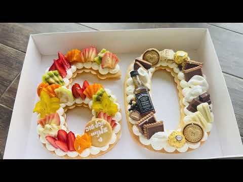 עוגת מספרים 60 - תמונה מהסרטון