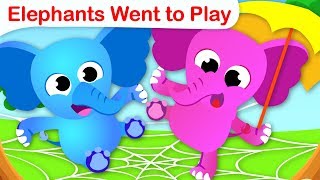 10 Elephants on a Web | Counting Numbers| Kids Songs &amp;Nursery Rhymes by Little Angel