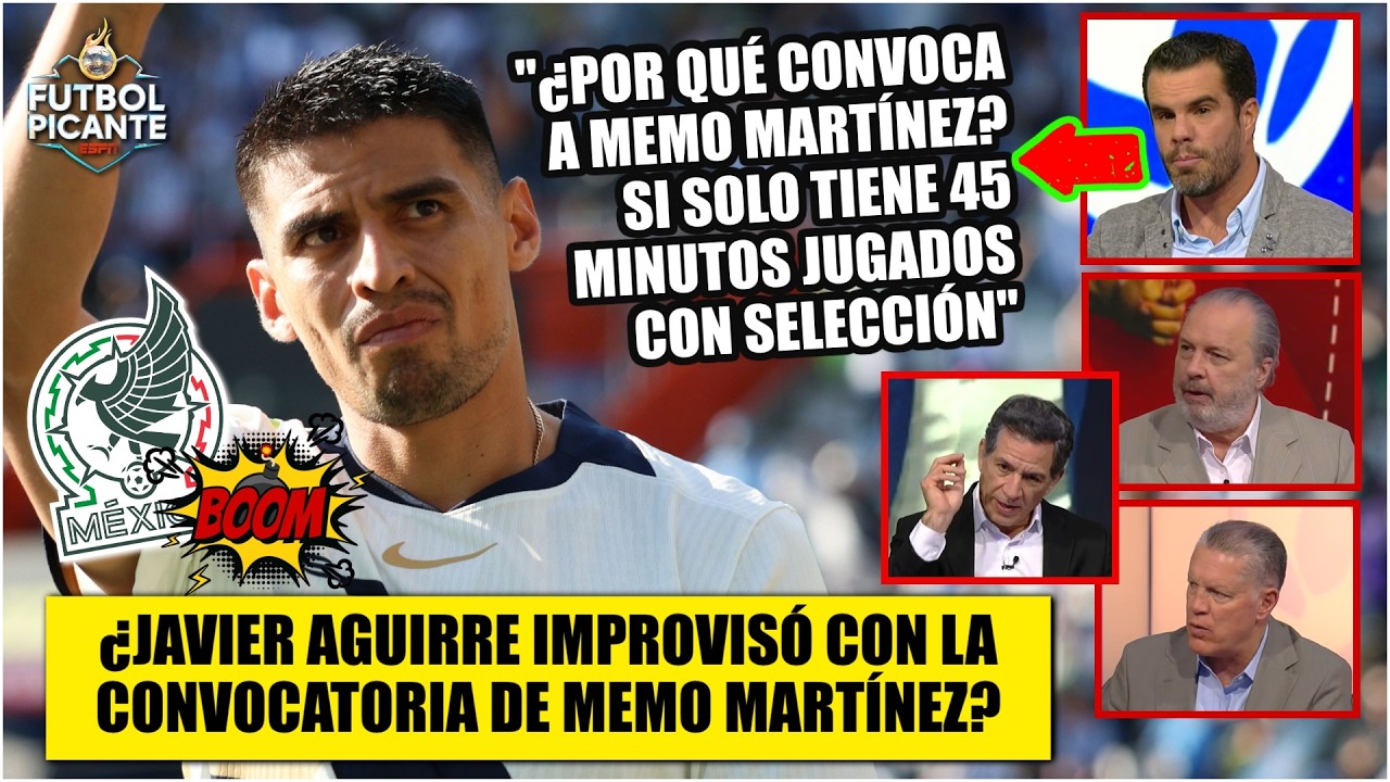 MEMO MARTÍNEZ, SORPRESA en lista del VASCO a pesar de pocos minutos jugados con TRI | Futbol Picante