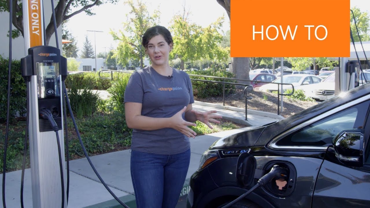 How to use the town's EV charging stations