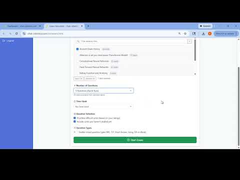 Exam Generator Preview