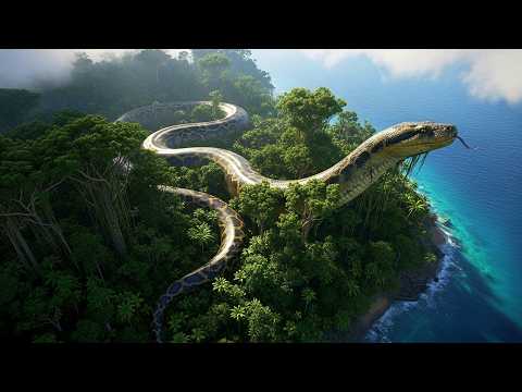 Part 33 - A Girl Alone Surviving In The Forest | Giant Python Hunting on a Deserted Island