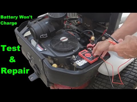 How to Test the Charging System on Small Engine Equipment - Battery not Charging Fix