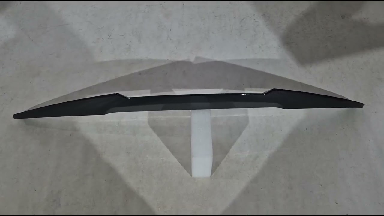 BMW 3 серия E92/E93 2006–2013 гг. Спойлер в стиле M4 (для E92, черный глянец) Video 1