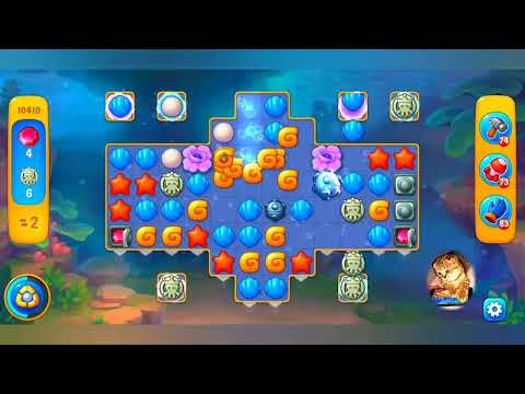 Fishdom, 10410 level,no Booster - 10410 уровень, прохождение без бустеров.