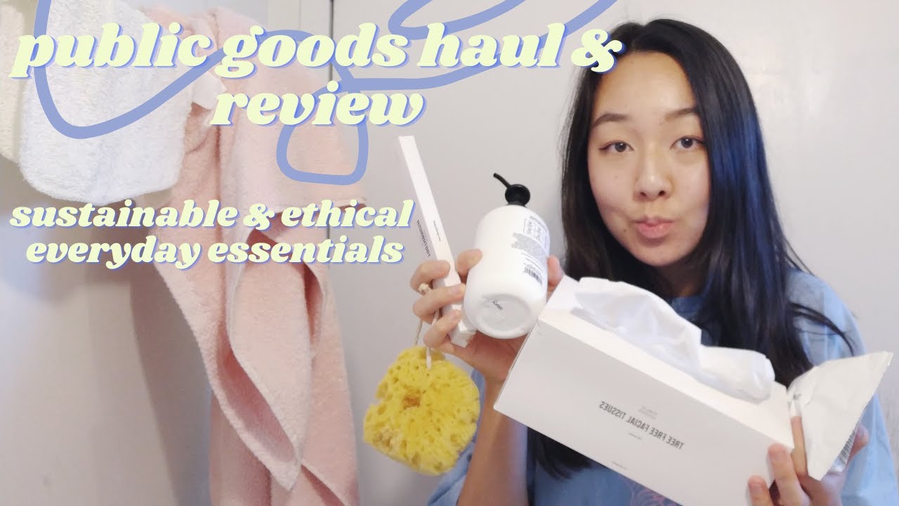 sustainable & ethical everyday essentials: public goods honest haul and review