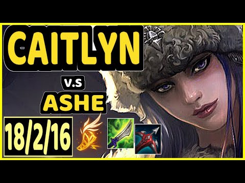 INNAXE (CAITLYN) vs ASHE - 18/2/16 KDA BOTTOM ADC CHALLENGER GAMEPLAY - EUW