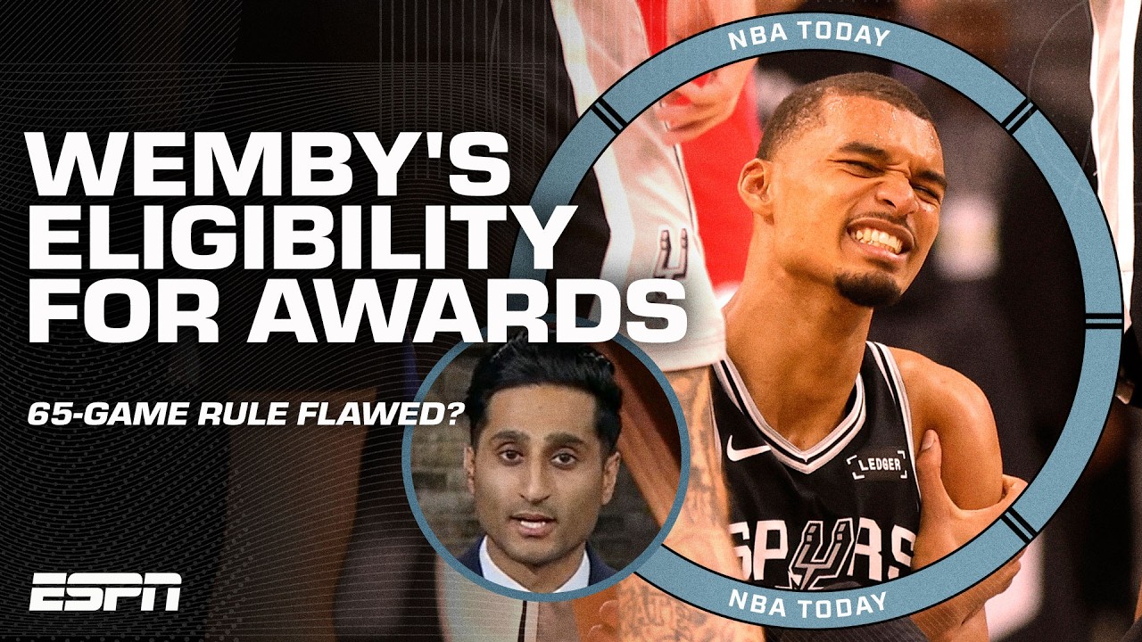 Shams reports 'NOTHING MAJOR' after Wemby's injury scare, 65-game rule facing scrutiny | NBA Today