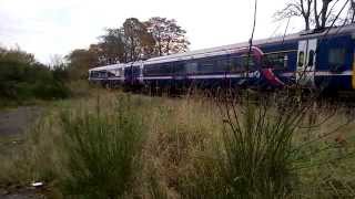 preview picture of video 'Scotrail Class 158 departing Tain 1/11/2014'