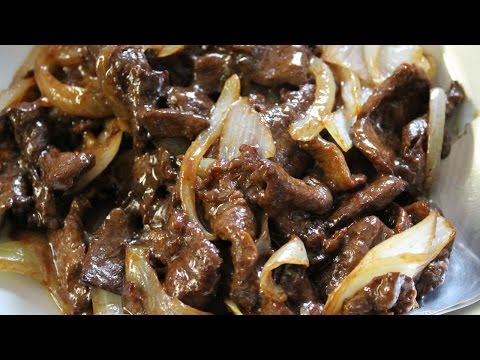 Chinese Beef with Onions