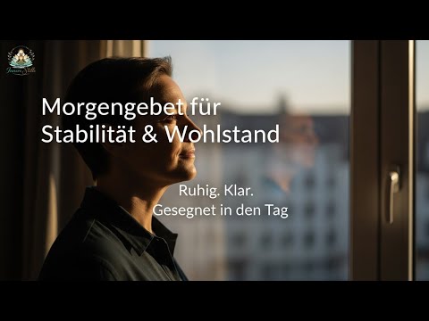 Morgengebet für Stabilität und Wohlstand | Ruhiger Start in den Tag mit Klarheit und Vertrauen