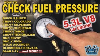 How To Check Fuel Pressure - GM 5.3L V8 (Andy’s Garage: Episode - 147)