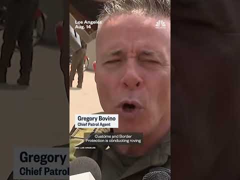 Border Patrol agents arrive on streets outside Gov. Newsom’s redistricting event