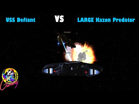 USS Defiant VS LARGE KAZON SHIP | Sisko In The Delta Quadrant | Star Trek Ship Battles