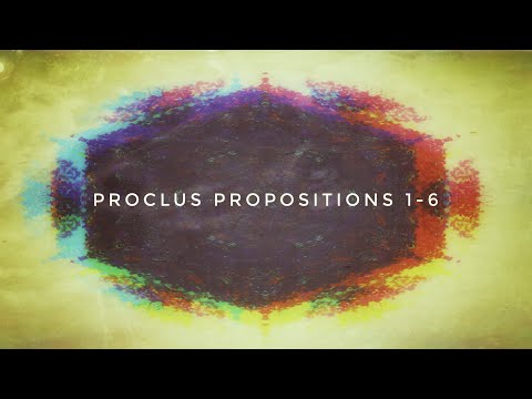 Proclus – Elements of Theology: Propositions 1–6 [Audio Chapter]