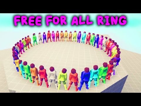 FREE FOR ALL CLASSIC UNITS RING #1 [BATTLE ROYALE] | TABS - Totally Accurate Battle Simulator