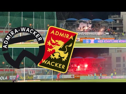 Floridsdorfer AC - FC Admira Wacker | Choreo & Pyro | Auswärtssupport | Gate 2 Admira | 17.03.2023
