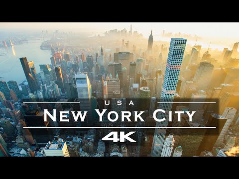 New York City (NYC), USA 🇺🇸 - by drone [4K]