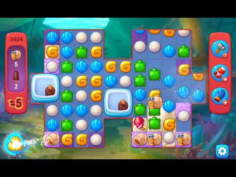 Fishdom Hard Level 11624 (No Boosters) @choraelmin