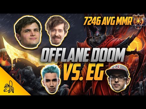 Devouring the Ol' EG Boyz (ft. Sumail/Bulba vs. BSJ/Moo) | Offlane Doom | 7246 AVG MMR Dota 2 v7.23e
