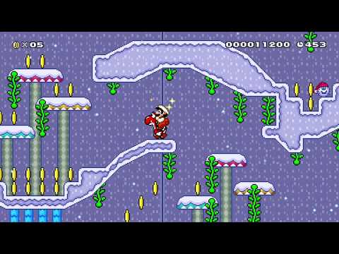 ★☆★ Frozen Ice Cave ★☆★ by S⍺𝛾υƞσ - Super Mario Maker 2 - No Commentary 1bz