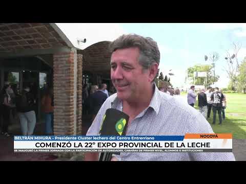Nogoyá - Autoridades provinciales participan de la 22º expo provincial de la leche