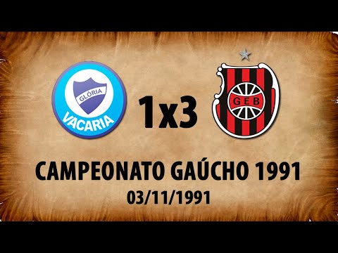 Glória 1x3 G.E.Brasil - Campeonato Gaúcho 1991