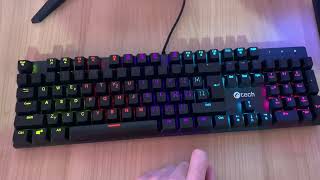 Testing new C-Tech Morpheus Keyboard , Xinda Red switches