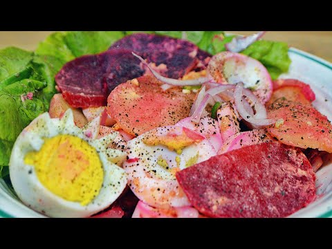 [Mauritian Cuisine] Beet, Eggs and Potato Salad | Salade de Betteraves