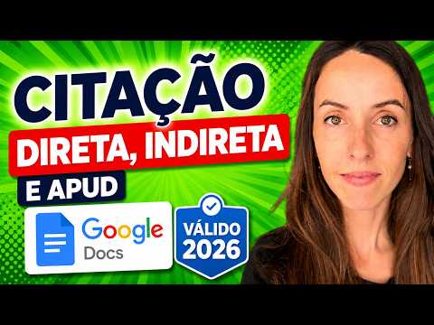 Citação Direta, Indireta e Apud nas Normas ABNT (Válido 2026)