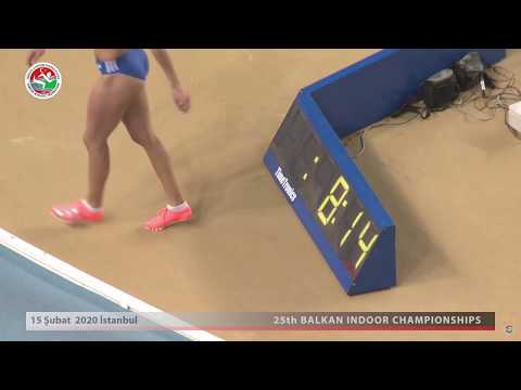 60m prepone [Ž], Ivana Lončarek prvakinja Balkana - Prvenstvo Balkana u dvorani 2020