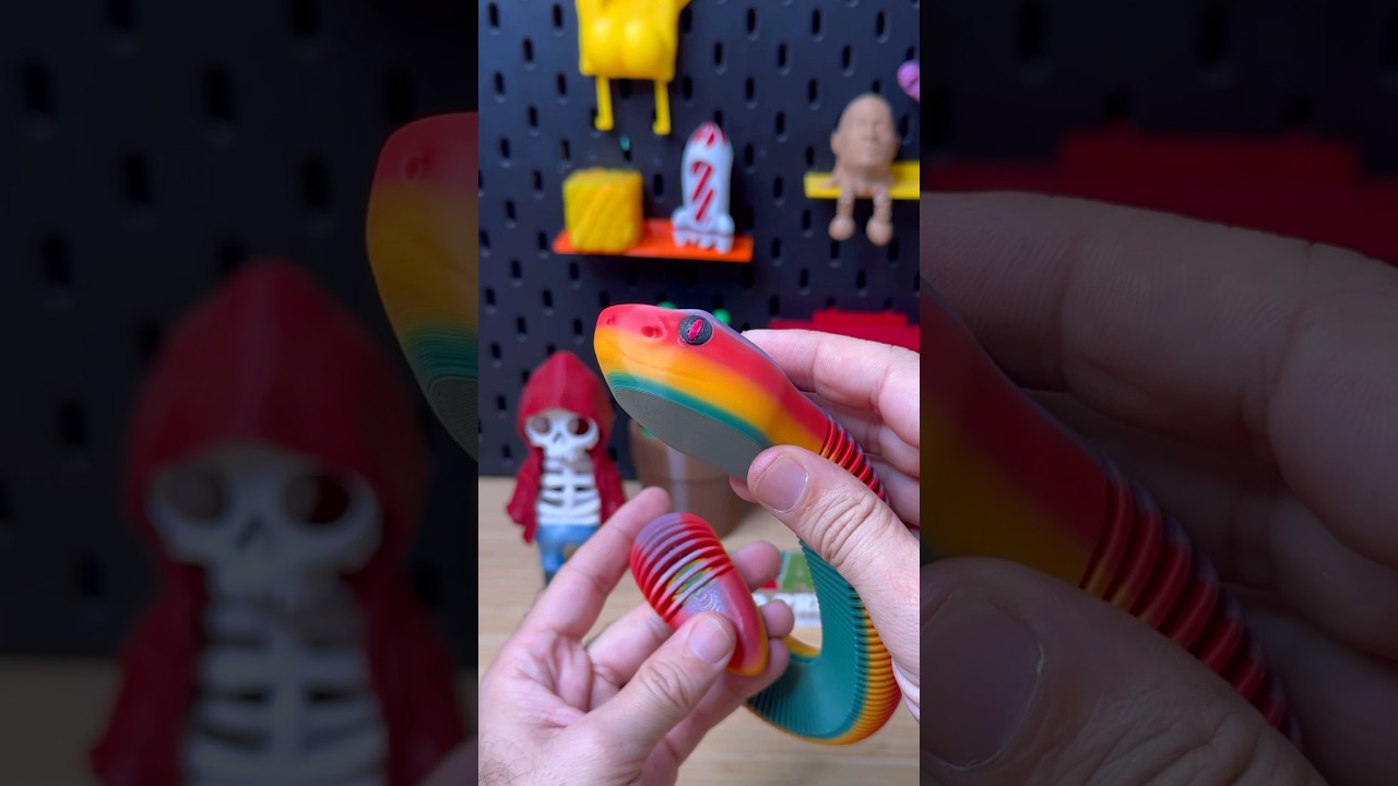 3D Printed Slinky Snake