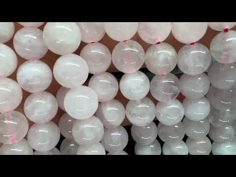 Мадагаскарський рожевий кварц 8мм, круглий 