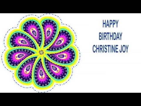 ChristineJoy   Indian Designs - Happy Birthday